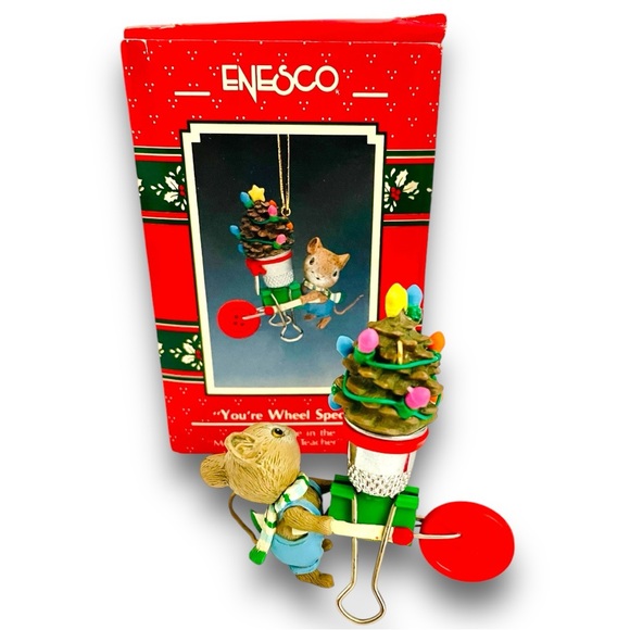 Christmas Ornaments Enesco You're Wheel Special Merry Christmas Teacher Series - Picture 3 of 10